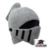 Knitted Knight Helmet Hat – Adult Size