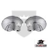 German Asymmetrical Shoulder Armour (Pauldrons) - 18 gauge