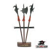 Miniature Halberds With Stand - Set of 3