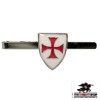 Knights Templar Shield Tie Bar - Enamelled